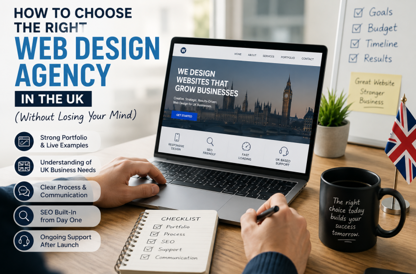 How to Choose the Right Web Design Agency in the UK (Without Losing Your Mind)