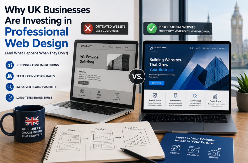 Why UK Businesses Are Investing in Professional Web Design (And What Happens When They Don’t)