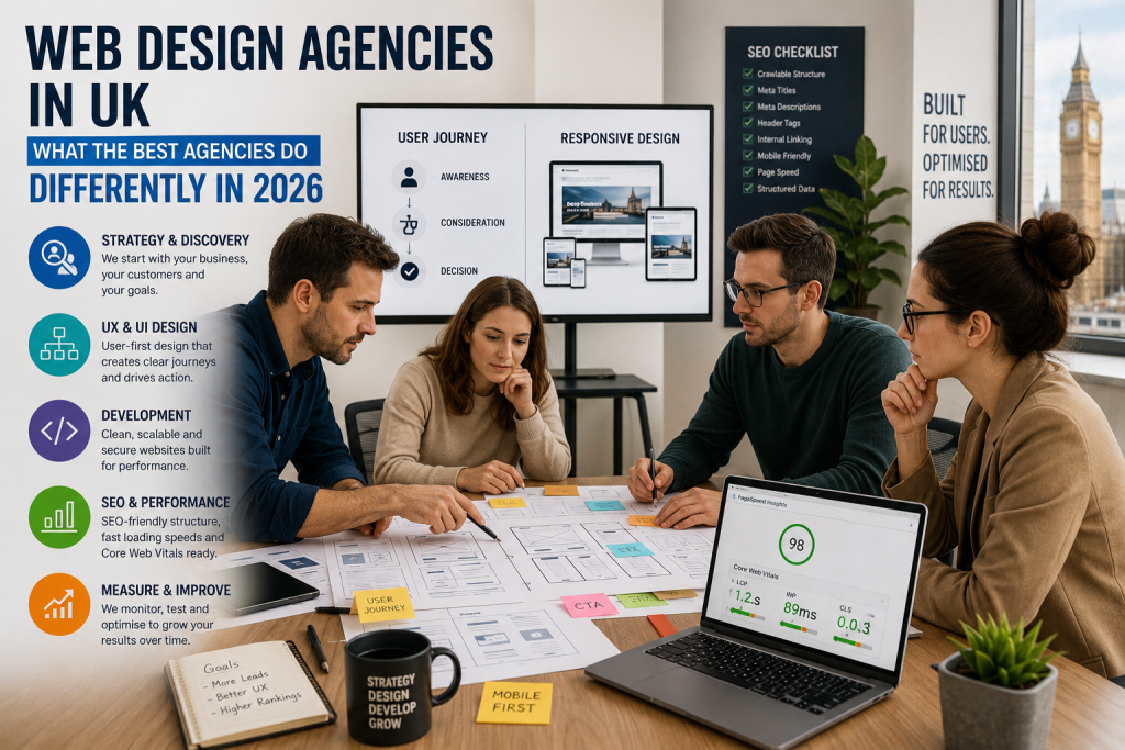 Web Design Agencies in UK: What the Best Agencies Do Differently in 2026