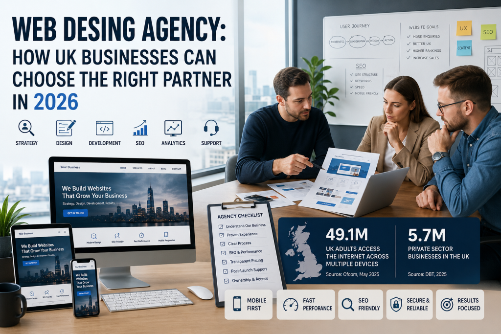 Web Desing Agency: How UK Businesses Can Choose the Right Partner in 2026