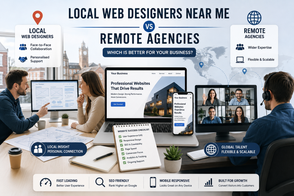 Local Web Designers Near Me vs Remote Agencies: Which Is Better?