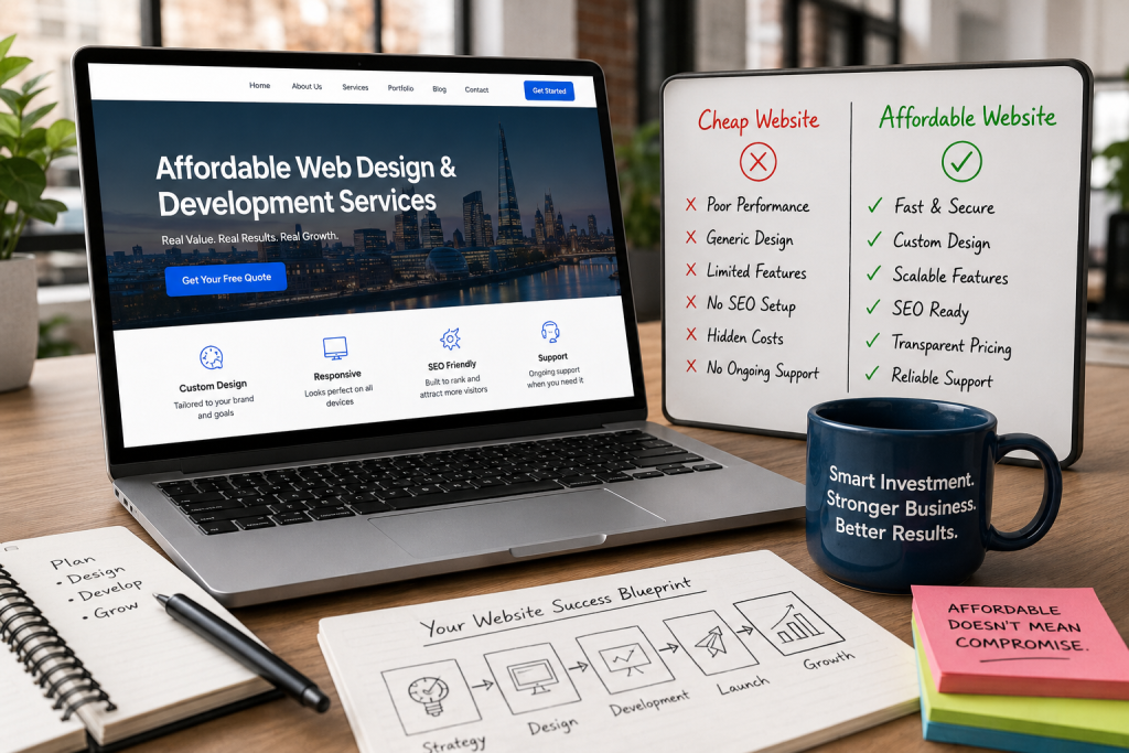 Affordable Web Design and Development Services: Why “Cheap” and “Affordable” Are Not the Same Word