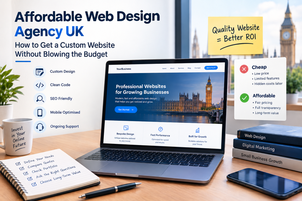 Affordable Web Design Agency UK: How to Get a Custom Website Without Blowing the Budget