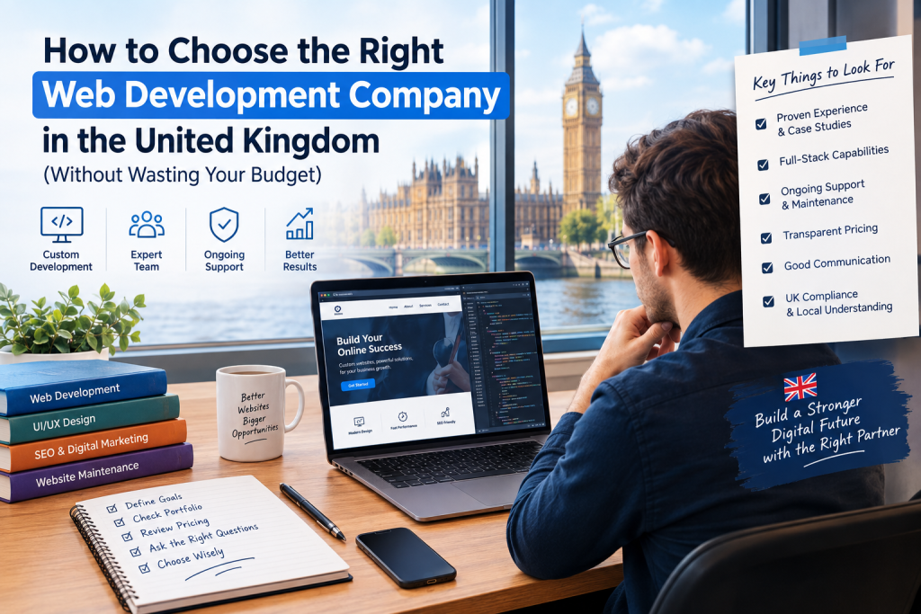 How to Choose the Right Web Development Company in the United Kingdom (Without Wasting Your Budget)