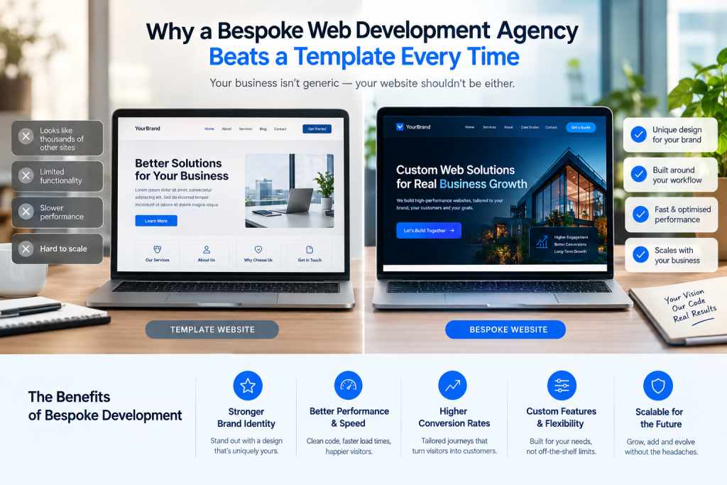 Why a Bespoke Web Development Agency Beats a Template Every Time