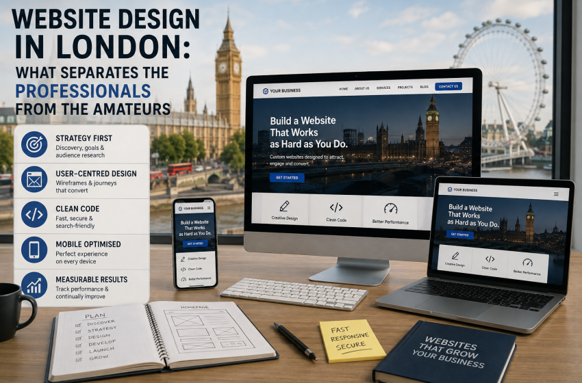 Website Design in London: What Separates the Professionals From the Amateurs