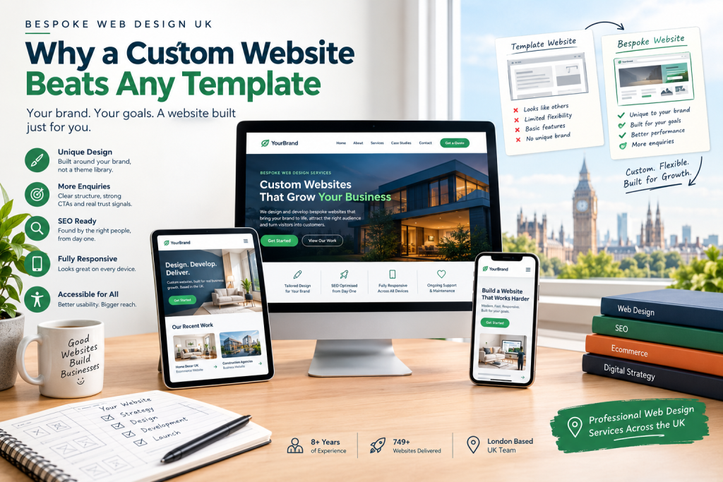 Bespoke Web Design UK: Why a Custom Website Beats Any Template
