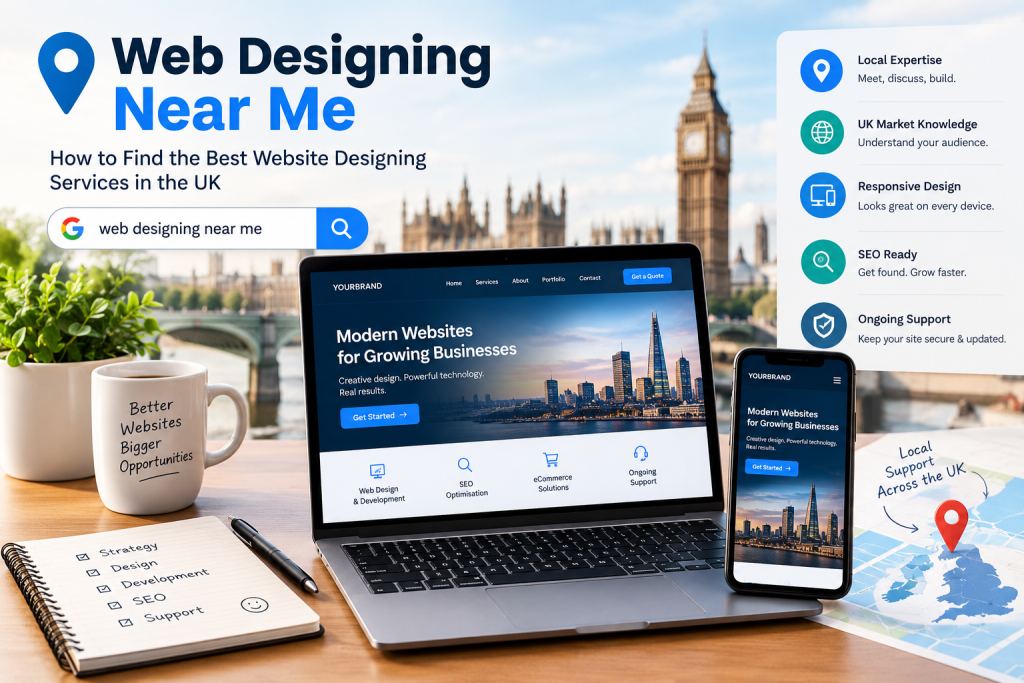 Web Designing Near Me: How to Find the Best Website Designing Services in the UK