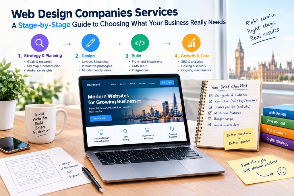 Web Design Companies Services: A Stage-by-Stage Guide to Choosing What Your Business Really Needs