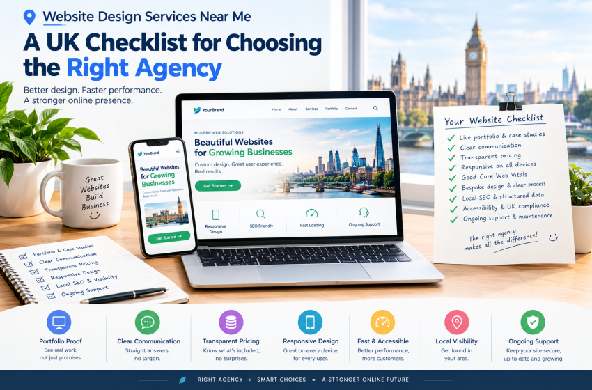 Website Design Services Near Me: A UK Checklist for Choosing the Right Agency