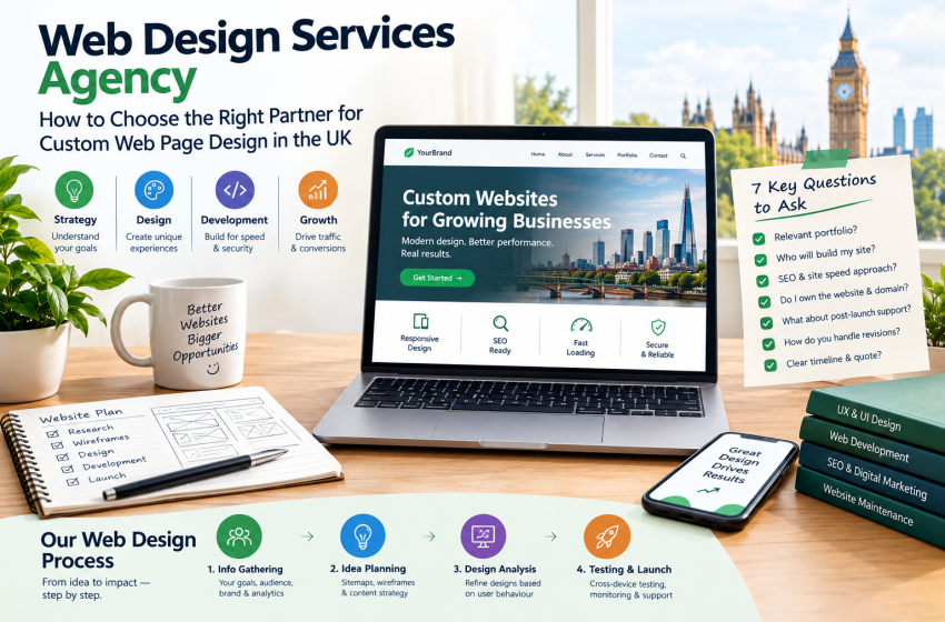 Web Design Services Agency: How to Choose the Right Partner for Custom Web Page Design in the UK