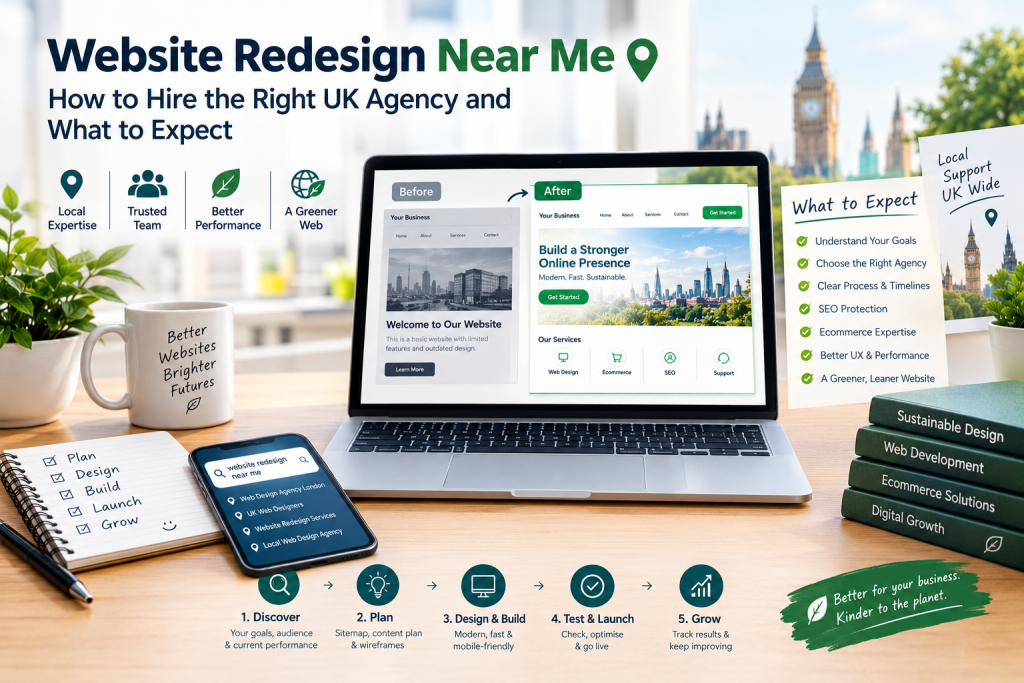 Website Redesign Near Me: How to Hire the Right UK Agency and What to Expect